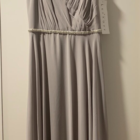 Bill Levkoff Dresses & Skirts - Brand new gown for Prom, Wedding or formal event. Size 10. Color dessert gray.